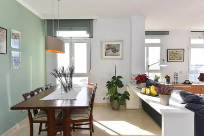 Zona de estar de Apartment El Confital RF18 by VillaGranCanaria