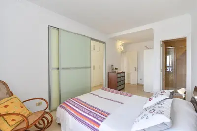 Cama o camas de una habitación en Apartment El Confital RF18 by VillaGranCanaria