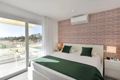 Cama o camas de una habitación en Apartment Nueva Suecia CR715 by VillaGranCanaria