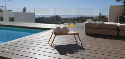 Piscina en o cerca de Luxury Villa Morelli with seaview & heated pool