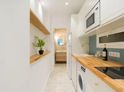 Una cocina o zona de cocina en Fancy & Stylish studio by CanariasGetaway