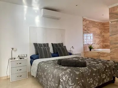 Cama o camas de una habitación en Sunset Ocean Beach Point Oceanvrent