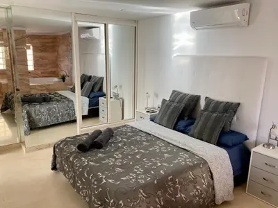 Cama o camas de una habitación en Sunset Ocean Beach Point Oceanvrent