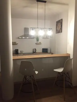 Una cocina o zona de cocina en Casa en la montaña