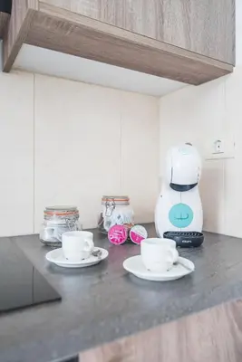 Utensilios para hacer té y café en Casa LEX I Ocean & Sunrise Panorama I Steps from Dunes and Beach I Private 50 sqm terrace I Pool