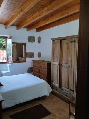 Cama o camas de una habitación en Casa Rural Carmita
