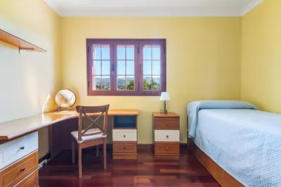 Cama o camas de una habitación en Villa Arrebol Azul