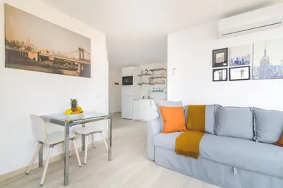 Zona de estar de Home2Book Design Las Canteras2 Beach