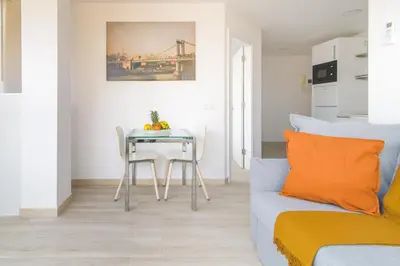 Zona de estar de Home2Book Design Las Canteras2 Beach