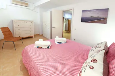 Cama o camas de una habitación en Bahía Meloneras 71
