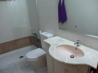 Un baño de TABLERO 201, ACOGEDOR Apto 6 pax cerca PLAYA DEL INGLES