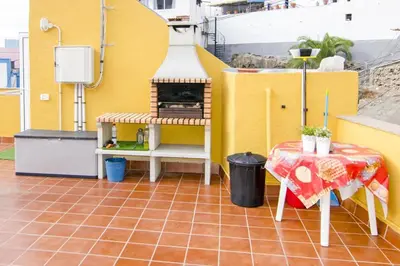 Plano de Comfortable apartment in Lomo Quiebre, sea view and mountain