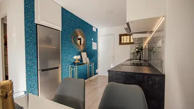 Una cocina o zona de cocina en Don Quijote Apartment