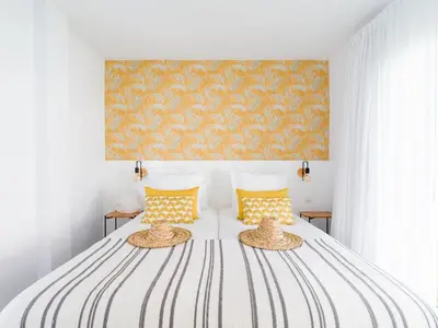 Cama o camas de una habitación en Villa Isabel