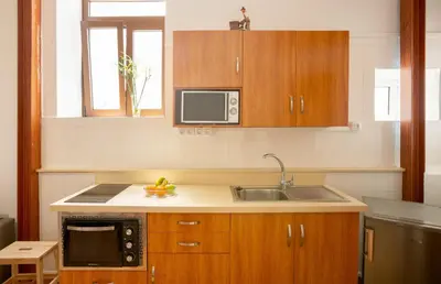 Una cocina o zona de cocina en Casa Rural Encarna