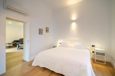 Cama o camas de una habitación en Albor Suites