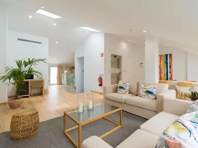 Zona de estar de Hotel Emeté & Coworking by Airnest