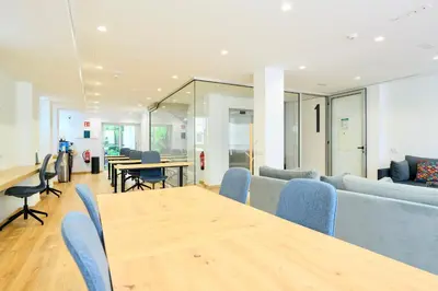 Zona de estar de Hotel Emeté & Coworking by Airnest