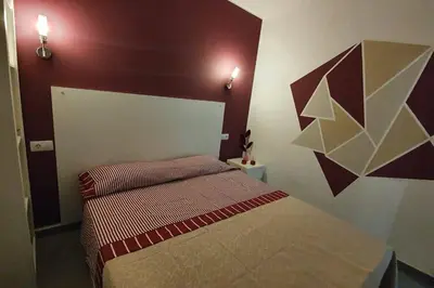 Cama o camas de una habitación en Las olas apartment