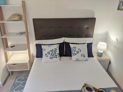 Cama o camas de una habitación en ANIDRAS Rooms