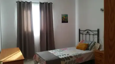 Cama o camas de una habitación en Apartamento La Aldea Pueblo Gran Canaria 2A