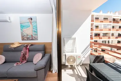Zona de estar de Cozy Beach Holiday Home in Playa del Ingles