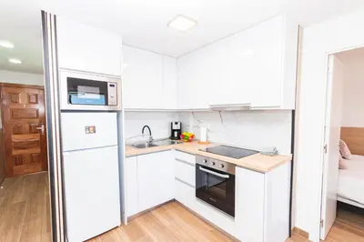 Una cocina o zona de cocina en Wonderful beach holiday home in playa del ingles