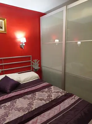 Cama o camas de una habitación en boungalow Mena Playmar