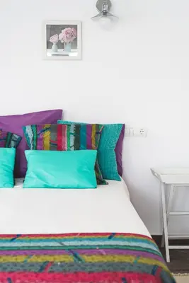 Cama o camas de una habitación en Home2Book Comfy Duplex La Isleta, BBQ & Wifi