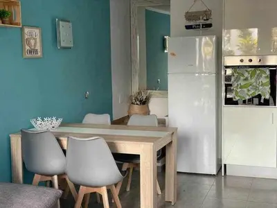 Una cocina o zona de cocina en Vistas de Ensueño al Mar en Playa del Águila