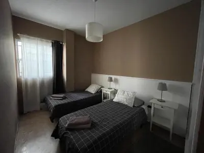 Cama o camas de una habitación en La Garita Bay Apartments