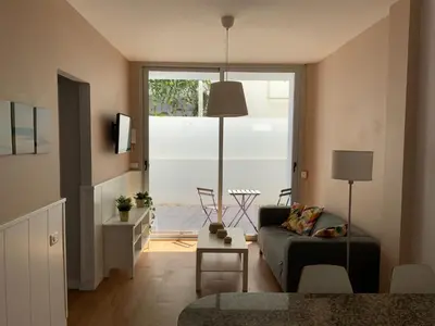 Zona de estar de La Garita Bay Apartments