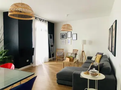 Zona de estar de Nuevo Apartamento en Playa de las Canteras