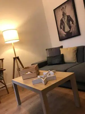 Zona de estar de Nuevo Apartamento en Playa de las Canteras