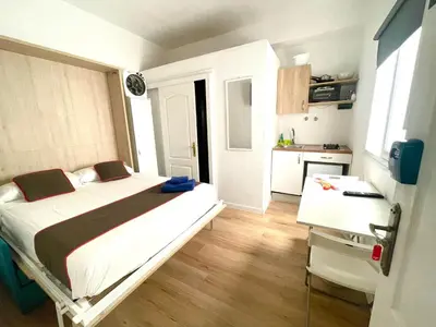 Cama o camas de una habitación en El Sueño De Alejandra - Vivienda Vacacional