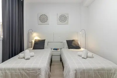 Cama o camas de una habitación en Cozy Family Beach House