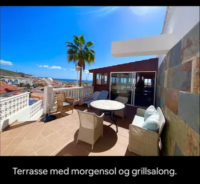 Un balcón o terraza de Big 2 bedrom in Arguineguin, Loma dos