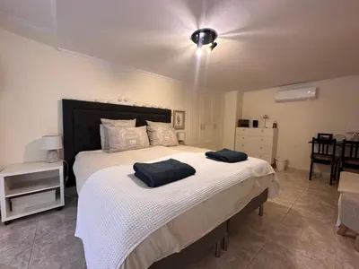 Cama o camas de una habitación en Big 2 bedrom in Arguineguin, Loma dos