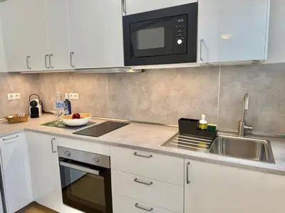 Una cocina o zona de cocina en Bungalow Parque Golf by SunHousesCanarias