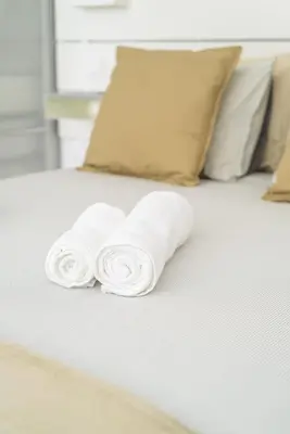 Cama o camas de una habitación en Home2Book Stylish Las Canteras3 Beach