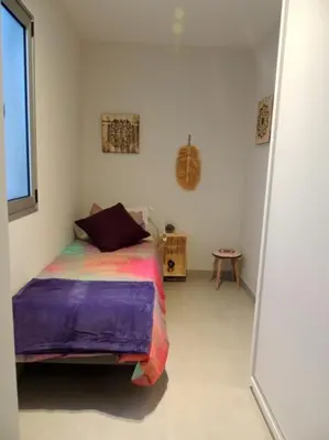Cama o camas de una habitación en Ocean Rest Canteras Beach & Parking