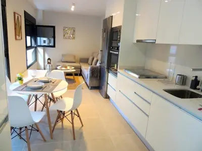 Una cocina o zona de cocina en Ocean Rest Canteras Beach & Parking