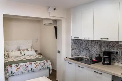 Una cocina o zona de cocina en Salinetas VIDA & MAR