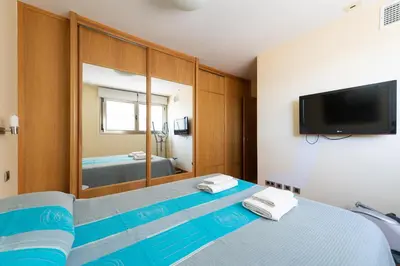 Cama o camas de una habitación en Incredible terrace ocean views By CanariasGetaway