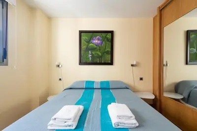 Cama o camas de una habitación en Incredible terrace ocean views By CanariasGetaway