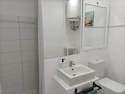 Plano de Cómodo apartamento al lado de la playa de Las Canteras