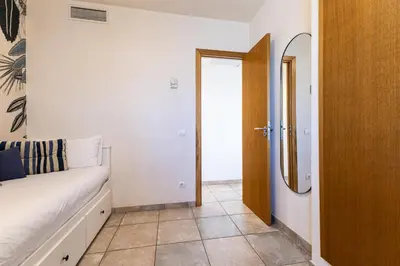 Cama o camas de una habitación en Ático Apartamento Las Burras Playa by VillaGranCanaria