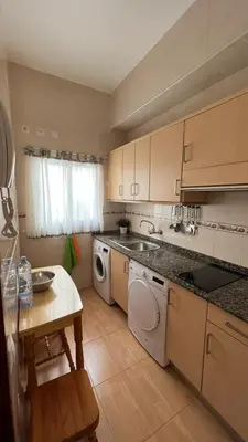 Una cocina o zona de cocina en Piso de 2 habitaciones a 200 metros de la playa
