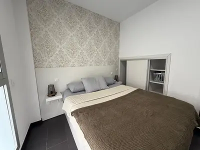 Cama o camas de una habitación en Apolo Studio: Apartamento en Playa de Las Canteras