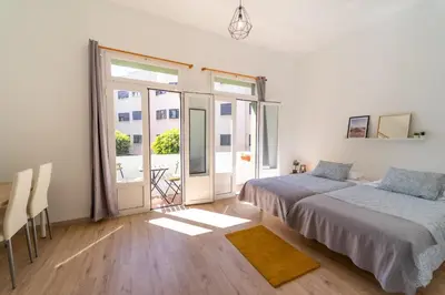 Cama o camas de una habitación en Un Lugar House Canteras - Coliving